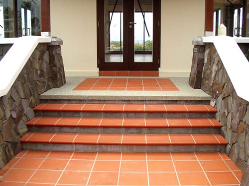 Công trình thực tế sử dụng Gạch bậc thềm Đất Việt - màu đỏ
