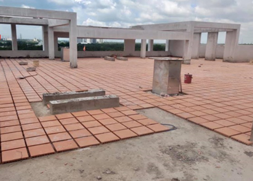 Công trình thực tế sử dụng Gạch tàu có chân Đồng Nai 30x30