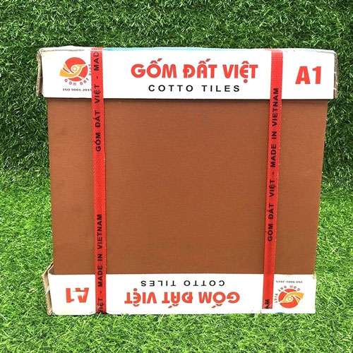 Gạch tàu Đất Việt - màu đỏ đậm