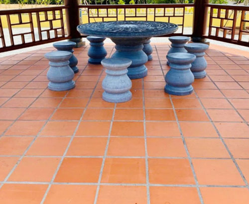 Công trình thực tế sử dụng Gạch tàu trơn Đồng Nai 30x30 