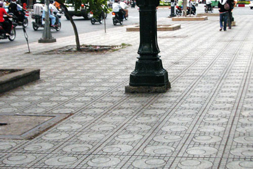 Gạch terrazzo phổ thông