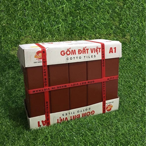  Gạch thẻ Đất Việt 24x6 - màu cà phê 
