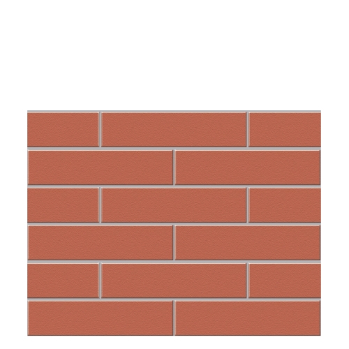 Gạch thẻ Đất Việt 24x6 - màu đỏ đậm