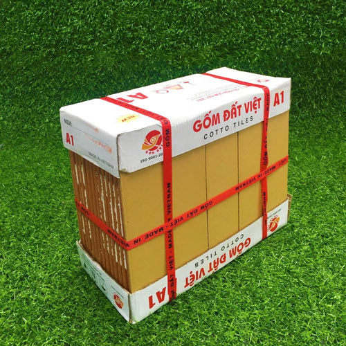 Gạch thẻ Đất Việt 24x6 - màu kem vàng