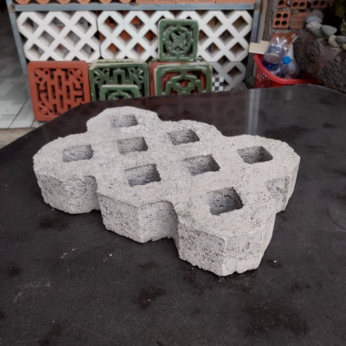 Gạch trồng cỏ 8 lỗ nhám