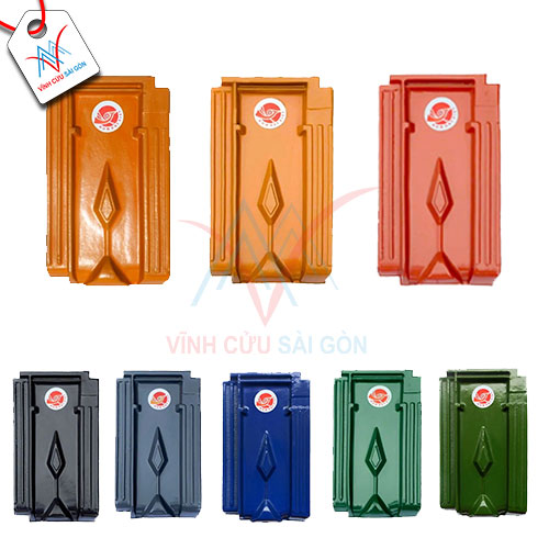 Ngói 22 tráng men màu Đất Việt