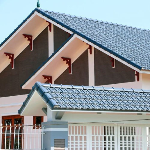 Công trình thực tế sử dụng Ngói 22 tráng men màu Đất Việt