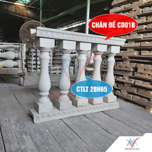 Lục bình CTLT 28H65 kết hợp với chân đế CD01B
