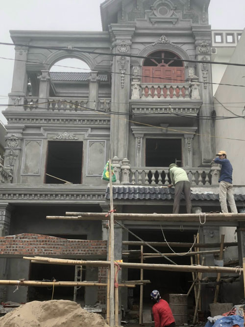 Công trình thực tế sử dụng trụ góc 01