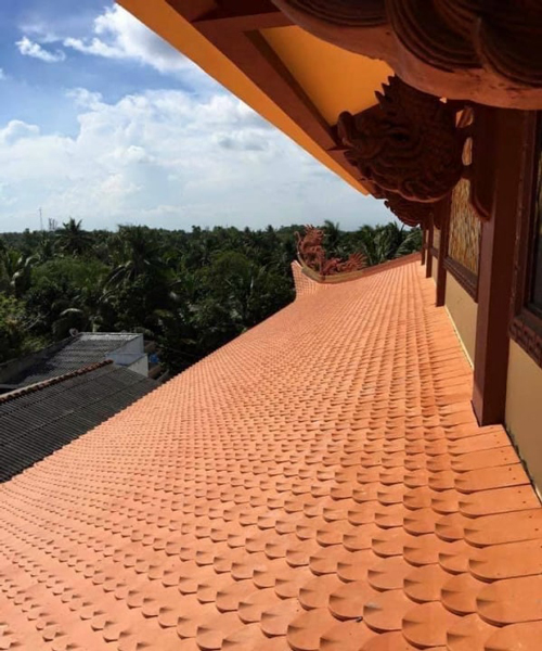 Công trình thực tế sử dụng Ngói mũi hài 65 Đồng Nai.