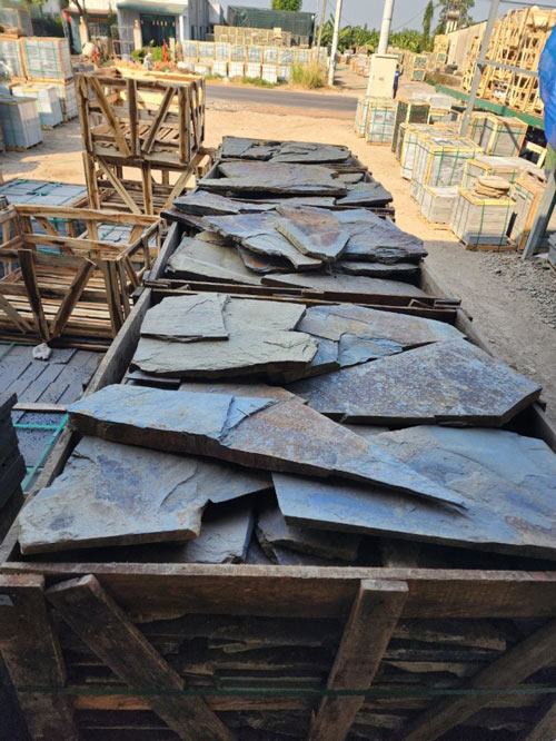 Đá chẻ vàng dạng kiện balet