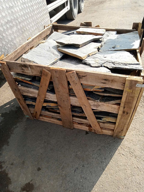 Đá chẻ xanh dạng kiện balet