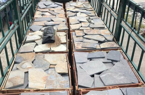 Đá chẻ vàng lông chuột dạng kiện balet