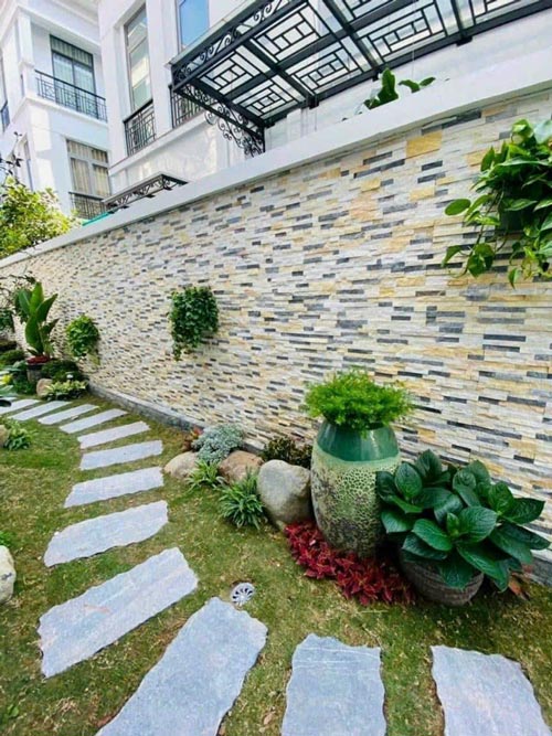 Công trình thực tế sử dụng Đá ghép 4 màu.