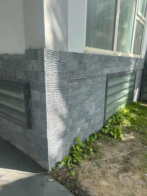Công trình thực tế sử dụng Đá răng lược đen.