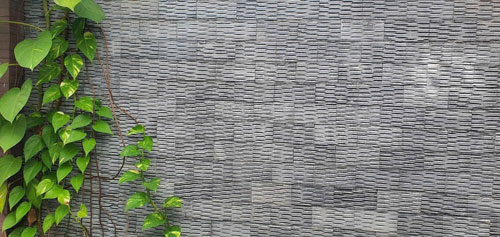 Công trình thực tế sử dụng Đá răng lược đen.