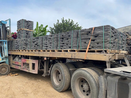 Đá thớt tổ ong xám