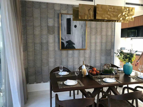 Gạch 3d ốp tường thể hiện cá tính và phong cách cho phòng bếp