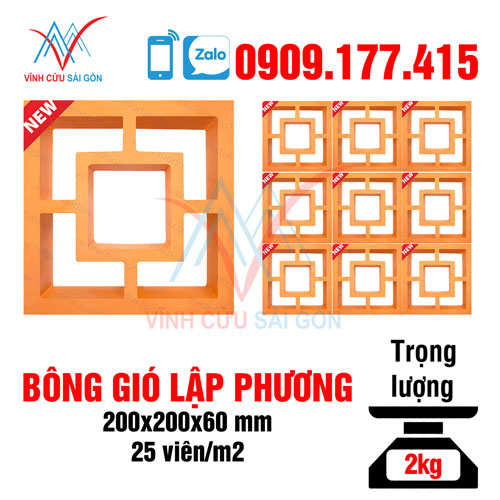 Bông gió lập phương