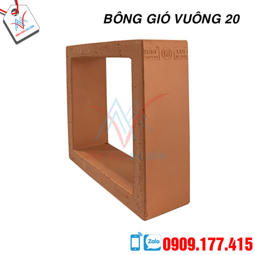 Bông gió vuông 20