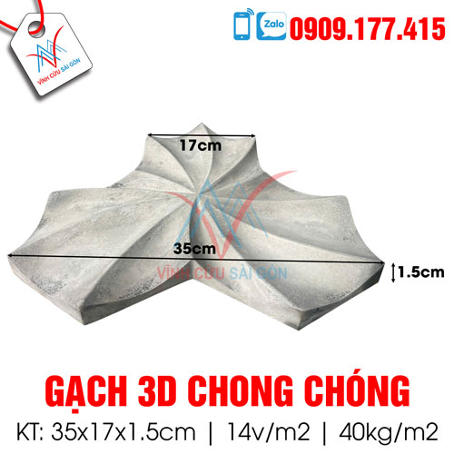 Gạch Ốp Tường 3D chong chóng