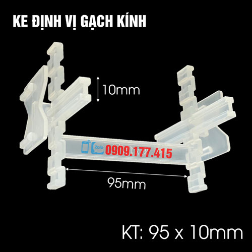 Ke định vị gạch kính 95x10mm