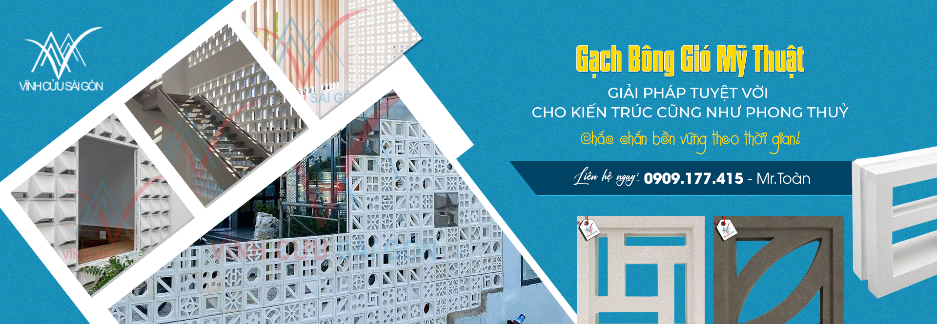 Gạch Bông Gió Mỹ Thuật